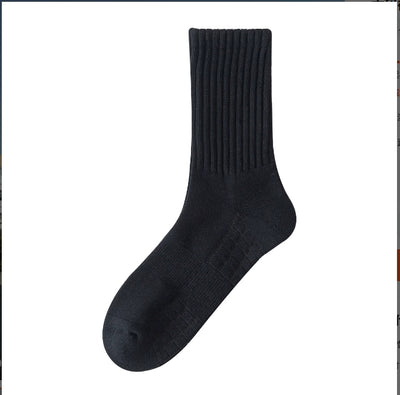 6 Pairs black shock absorbing socks