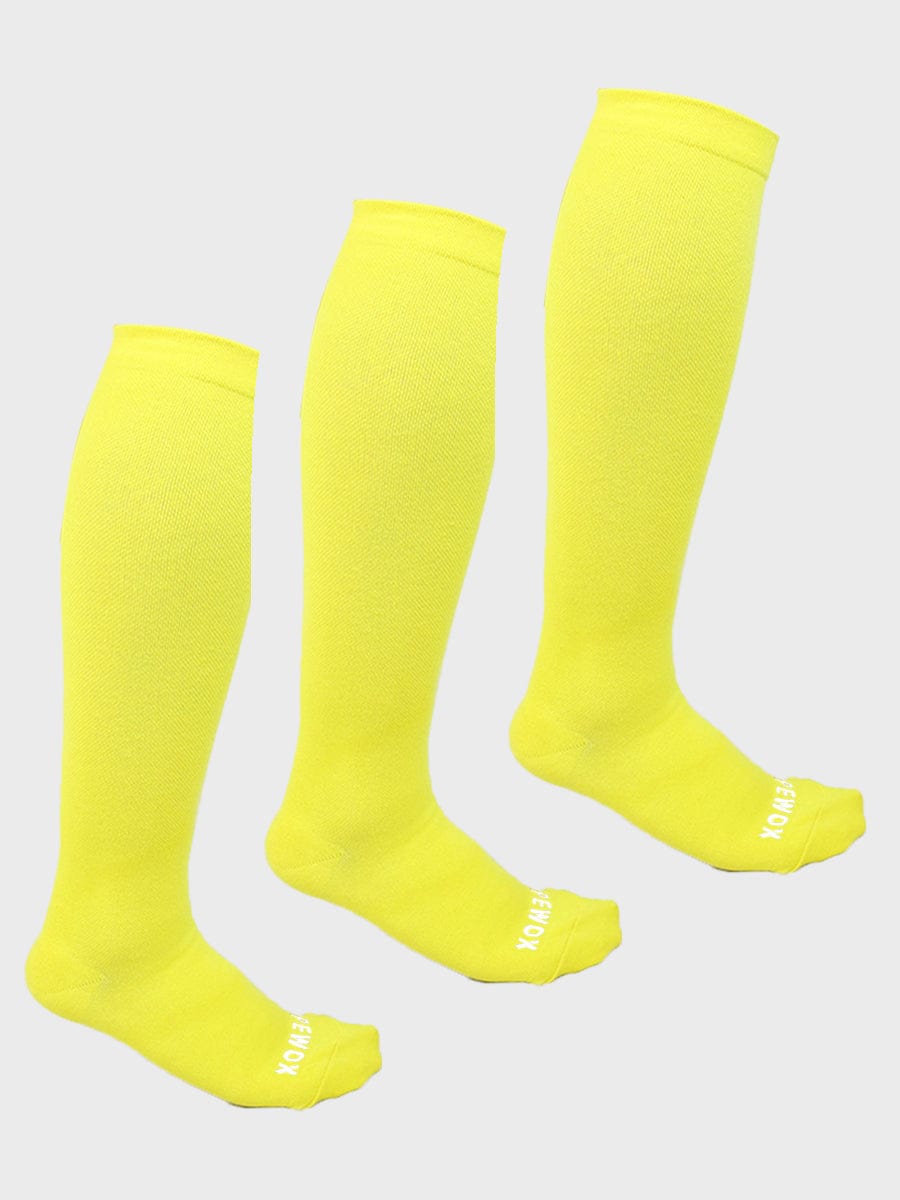 3 pairs-Unisex Performance Compression socks (20-30mmHg) A strong level of support for workouts and recovery.