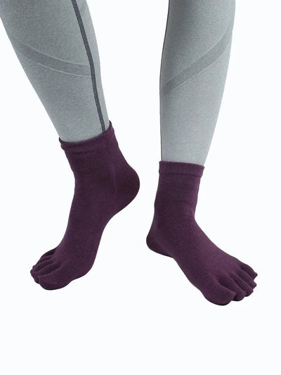 Premium-"6 Pairs"-Women's Five-toe Ankle Socks