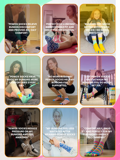 Premium-"5 Pairs"-Women's Plus Zize five-toe Crew Socks  All season