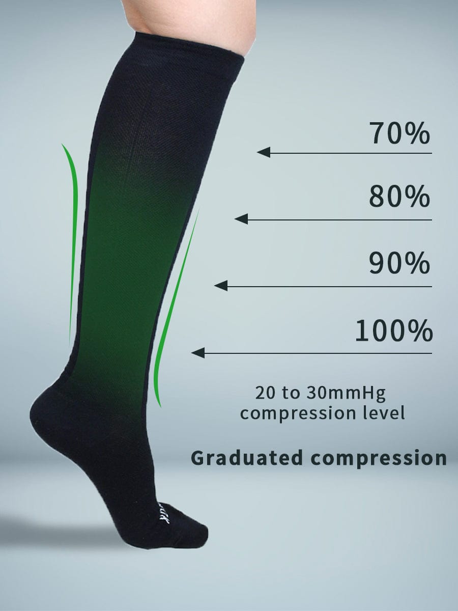 3 pairs-Unisex Performance Compression socks (20-30mmHg) A strong level of support for workouts and recovery.