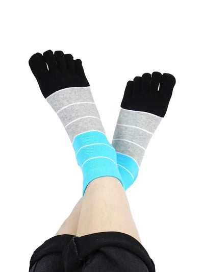 Premium-"5 Pair"-Women's Plus Size Five-toe Ankle Socks  All season